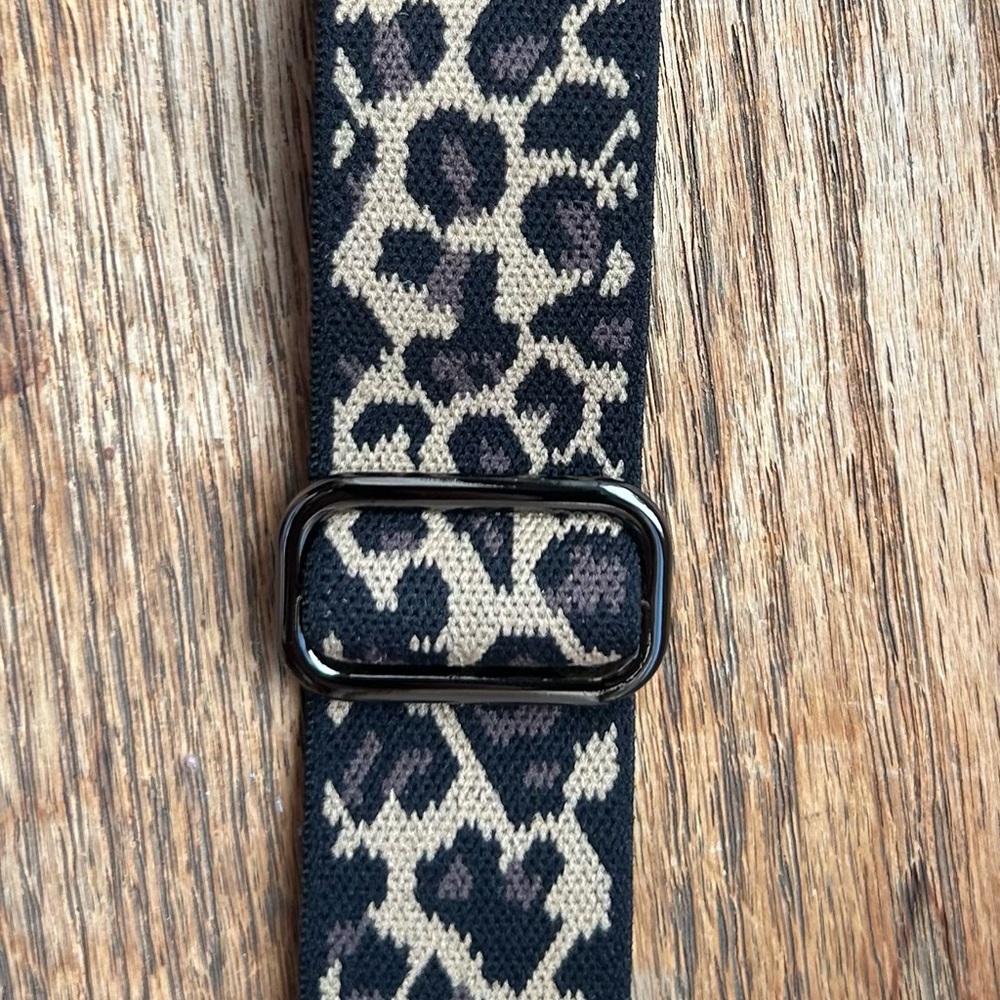 Leopard Maledan Stretchy Solo Loop Apple Watch Band 38, 40, 41, 42, 44, 45, & 49